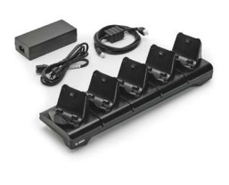 Zebra CRD-MPM-5SCHGUK1-01 mobile device dock station Black