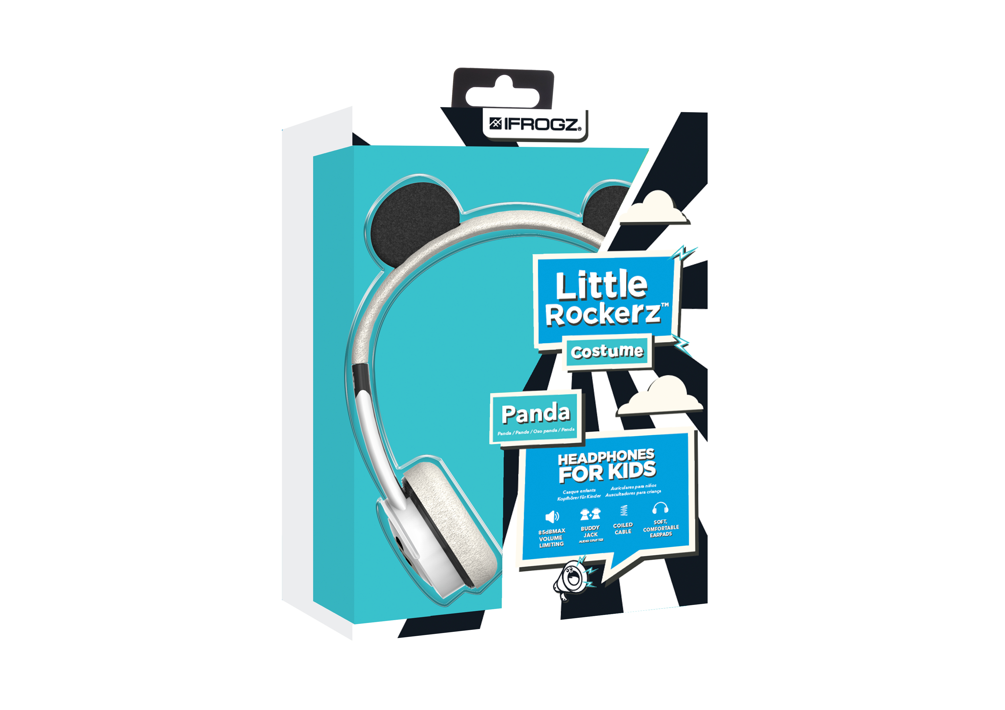 ZAGG Little Rockerz Headphones Wired Head-band Music Black, White image 2