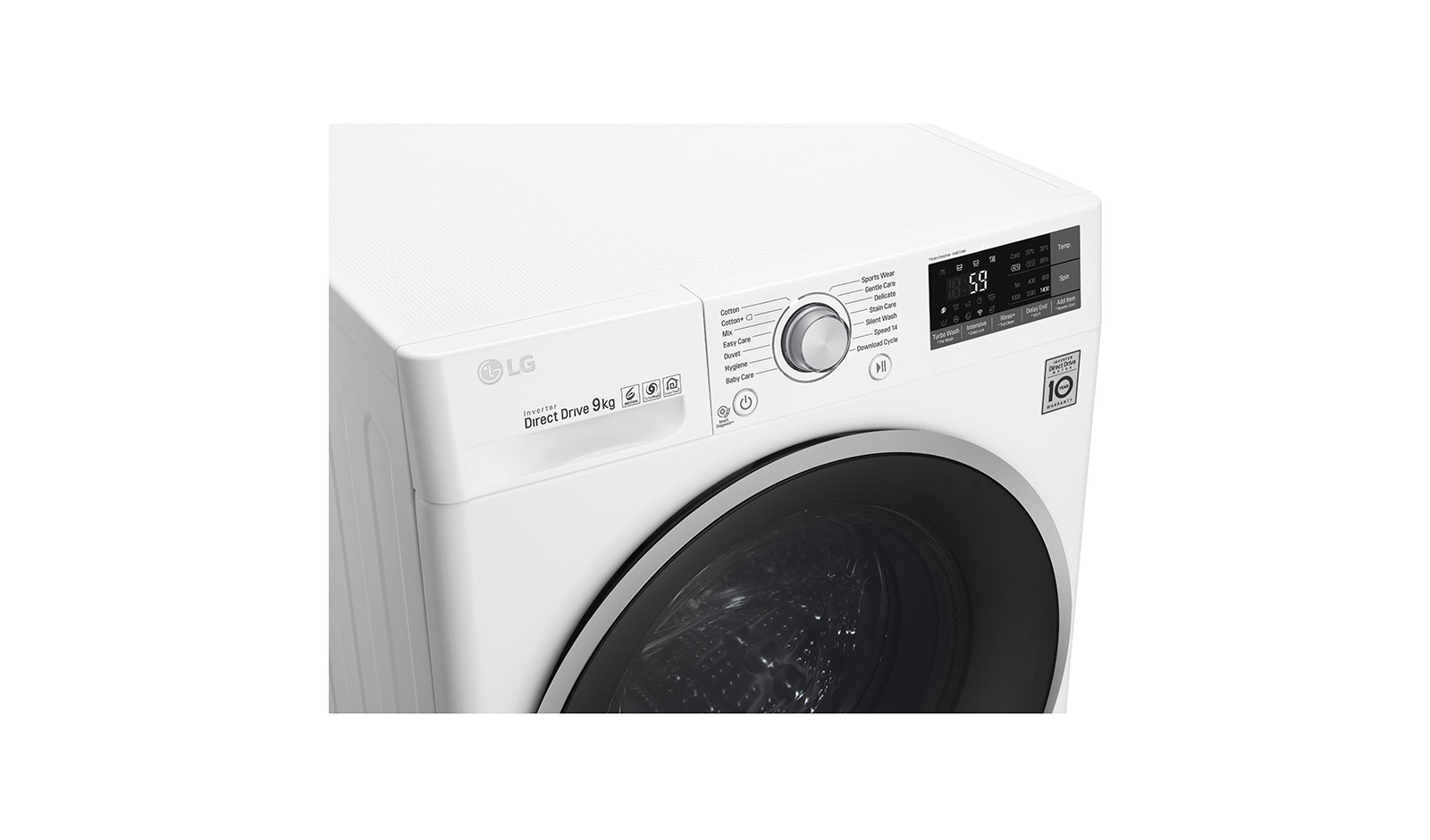 LG F4J7VNP1W washing machine Front-load – image 7