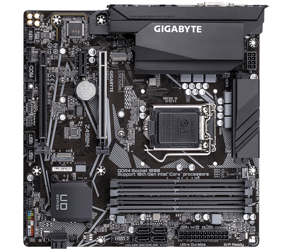 GIGABYTE Z490M (rev. 1.0) – image 2
