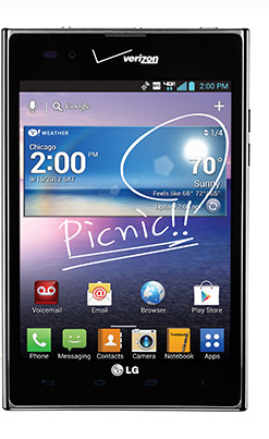 LG Intuition VS950 smartphone