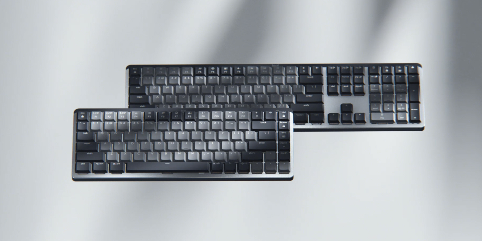 Teclado Mecánico Logitech MX Mini - Inalámbrico - Bluetooth - USB - Gris - 920-010846