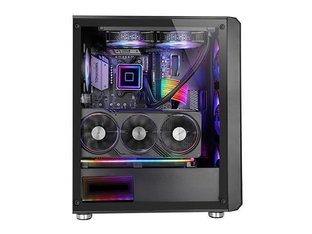 Mars Gaming MC-VAULT computer case Midi Tower Black – image 3