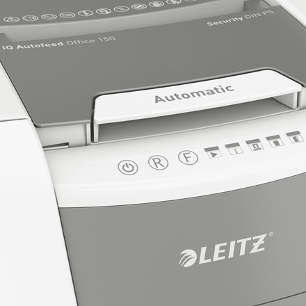 Leitz IQ Autofeed Office 150 Automatischer Aktenvernichter Mikroschnitt P5 – Foto 5 von 11