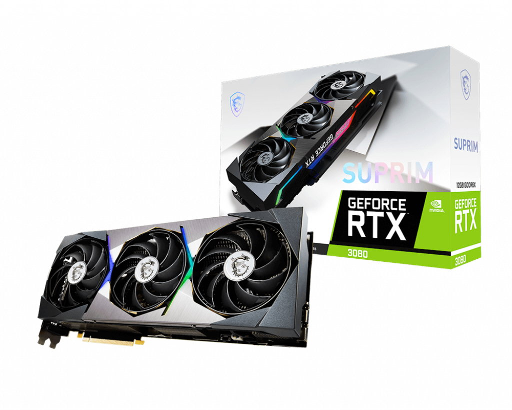 MSI GeForce RTX 3080 SUPRIM 12G LHR – image 1