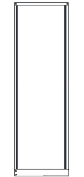 3M Y300194A0000 rack cabinet 40U Freestanding rack Black