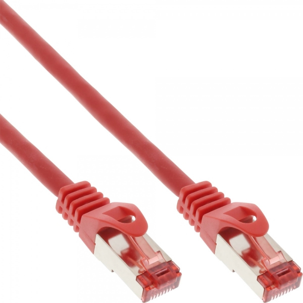 InLine 4043718231836 cavo di rete Rosso 10 m Cat6 S/FTP (S-STP)