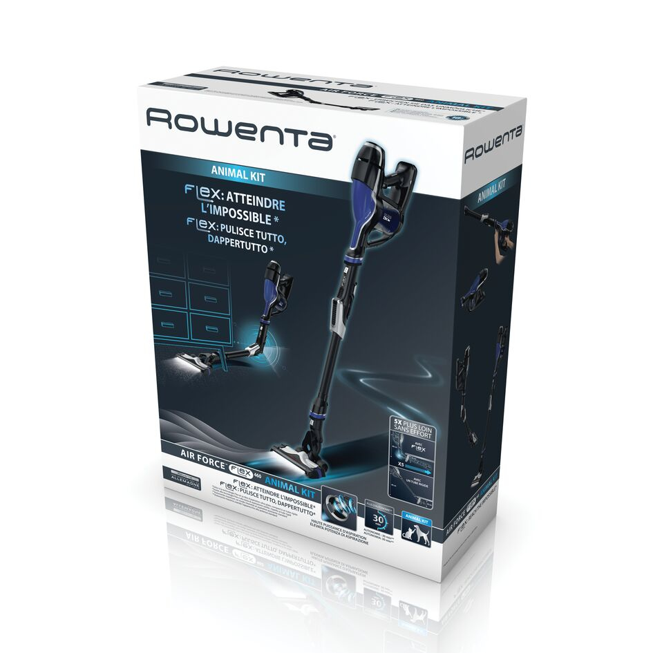 Rowenta RH9291 2-in-1 stick vacuum Battery Dry Bagless Black, Blue – image 7