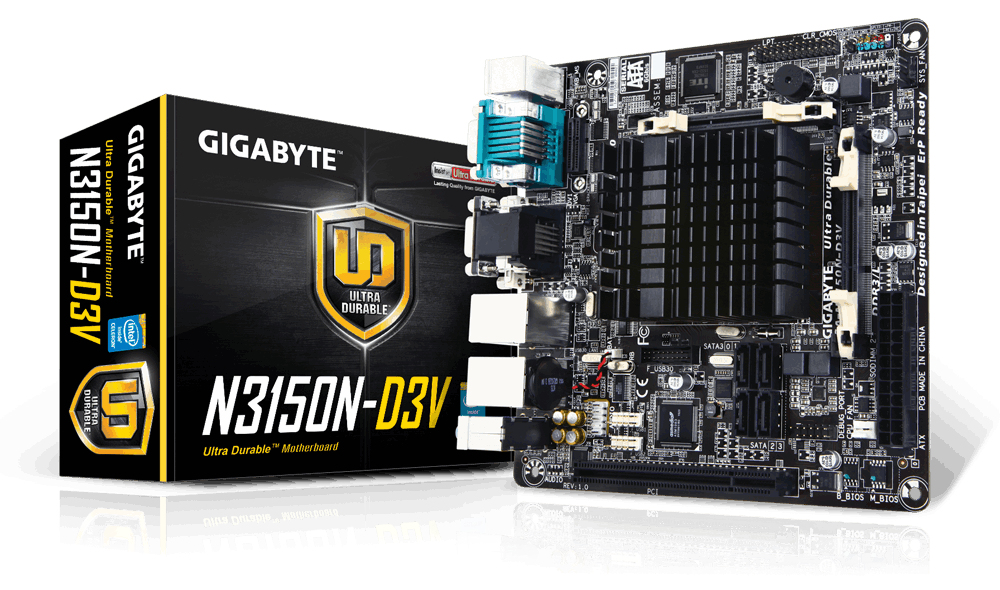 GIGABYTE GA-N3150N-D3V (rev. 1.0) – image 1