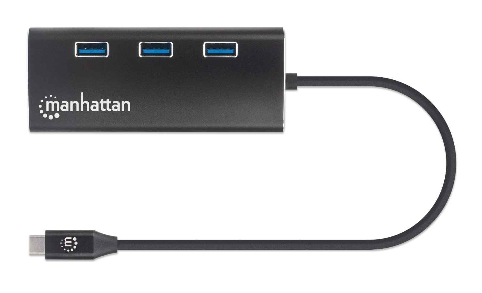 Manhattan USB-C Dock/Hub with Card Reader, Ports (x6): Ethernet, HDMI, USB-A (x3) and USB-C, With Power Delivery (100W) to USB-C Port (Note additional USB-C wal – image 5