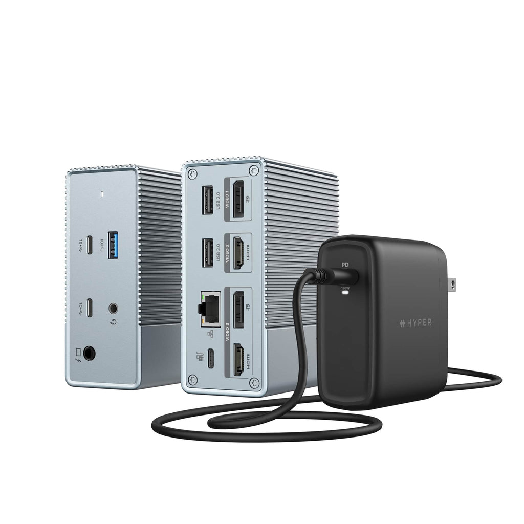 Targus HDG212BP-US laptop dock/port replicator Wired USB 3.2 Gen 1 (3.1 Gen 1) Type-C Grey