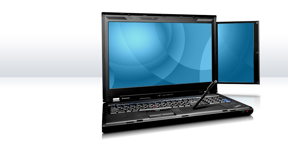 Lenovo ThinkPad W700 + ThinkVision L197 – image 1
