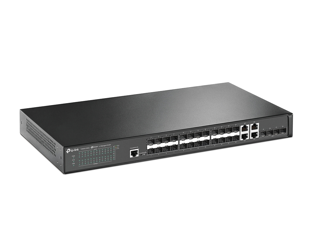TP-Link JetStream 28-Port Gigabit SFP L2 Managed Network Switch – image 2