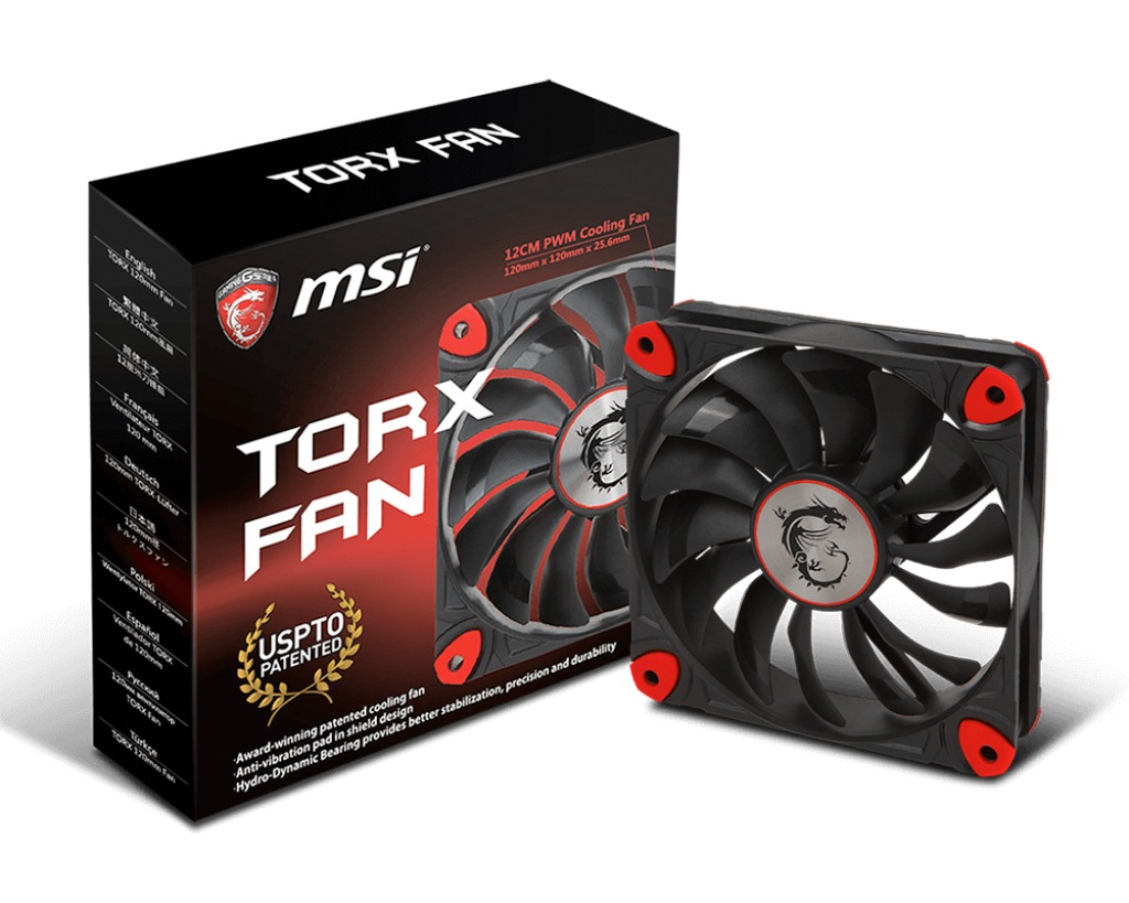 MSI TORX FAN 12CM Computer case Cooler image 1