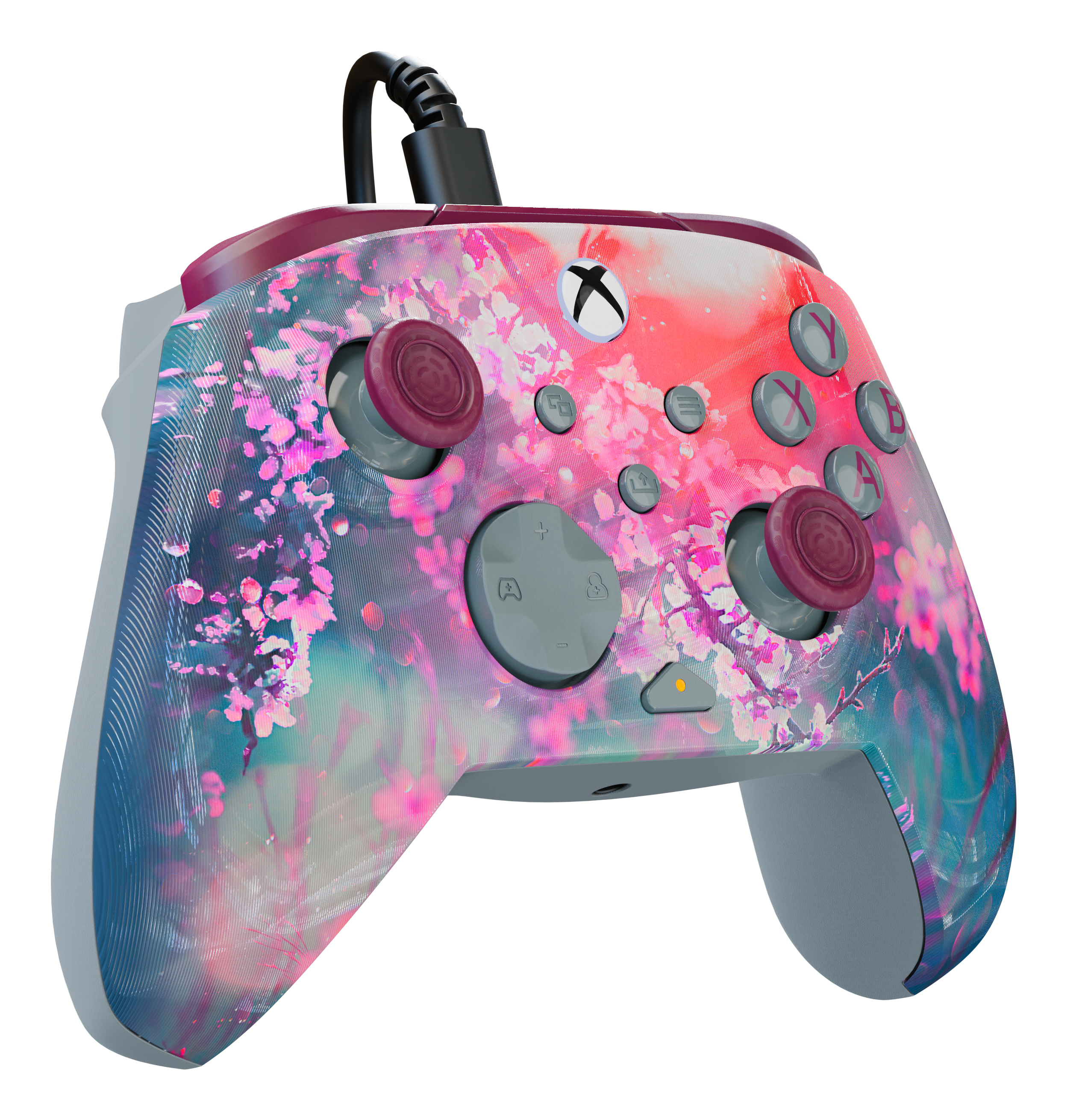 Turtle Beach Rematch Advanced Kyoto Bloom Manette de jeu filaire - Licence Xbox Series XS, Xbox One et PC avec Lenticulaire, multi-design, Boutons Programmables, Gâchettes et commandes audio
