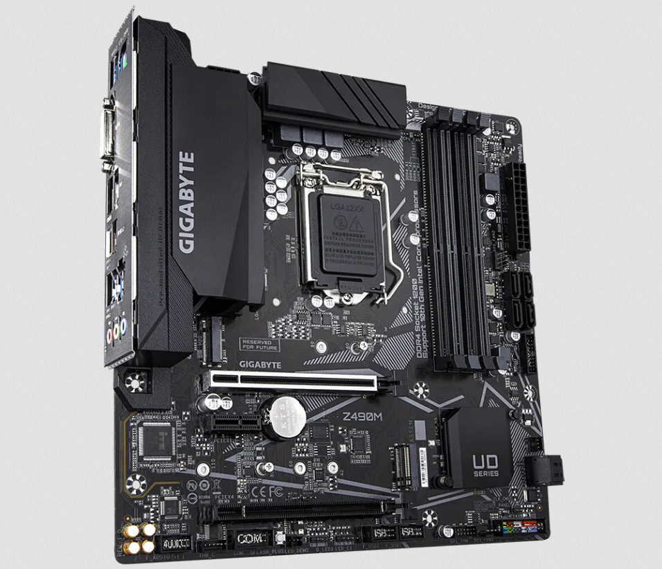 GIGABYTE Z490M motherboard Intel Z490 LGA 1200 (Socket H5) micro ATX – image 4