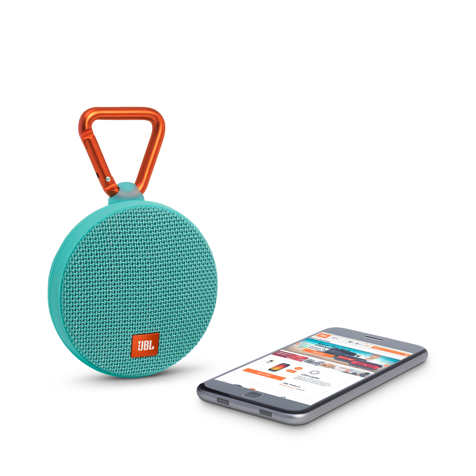 JBL Clip 2 Mono portable speaker Turquoise 3 W image 3