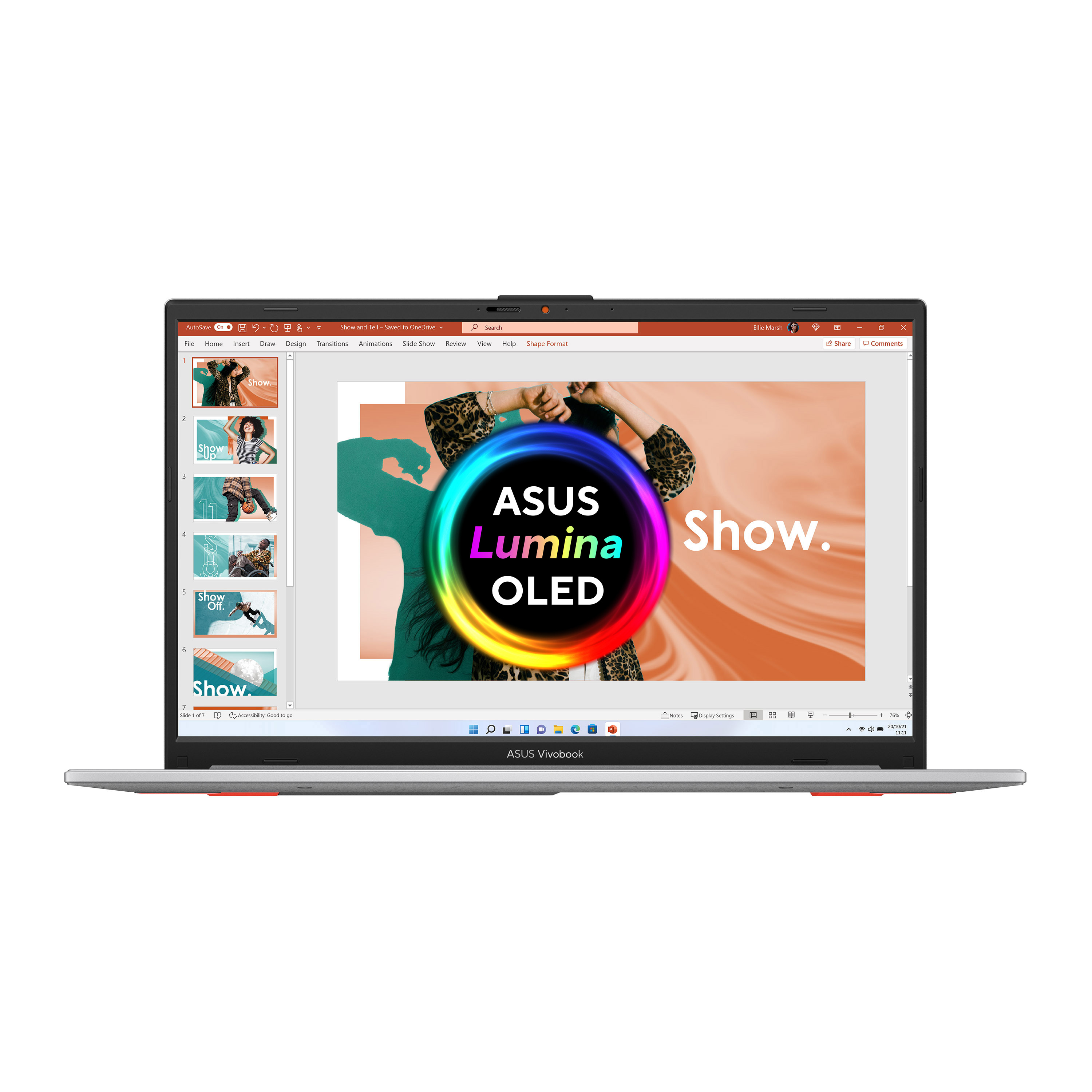 ASUS Vivobook Go 15 OLED E1504FA-L1772W AMD Ryzenâ„¢ 5 7520U Computer portatile 39,6 cm (15.6") Full HD 8 GB LPDDR5-SDRAM 2