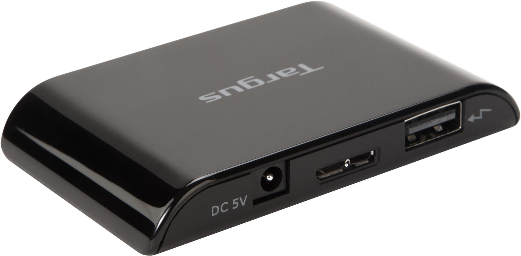 Targus ACH119AU interface hub USB 2.0 5000 Mbit/s Black – image 2