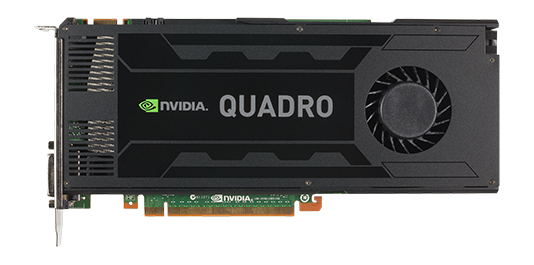 HP NVIDIA Quadro K4000 3GB 1st GFX