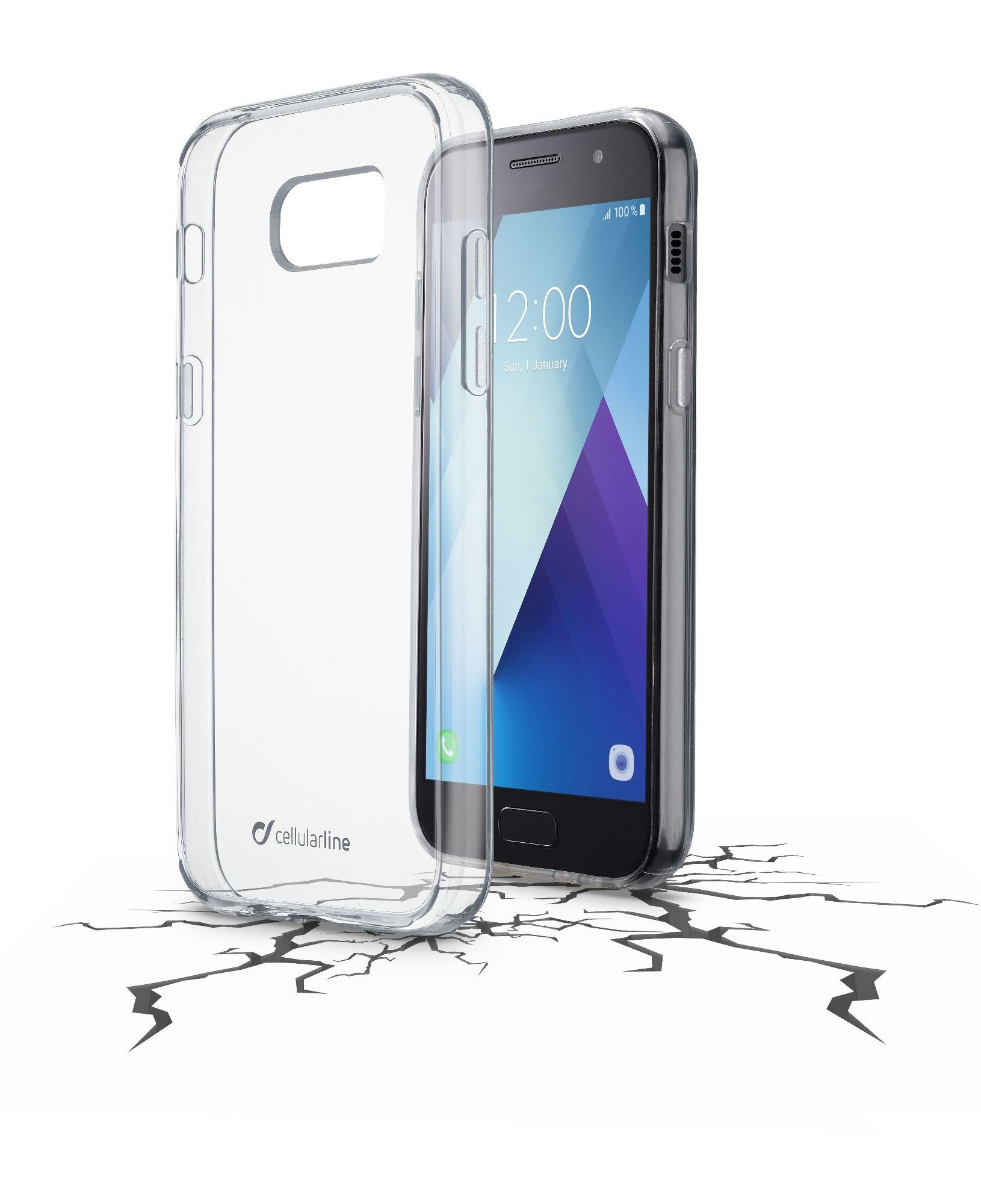 Cellularline Clear Duo - Galaxy A3 (2017) – image 1