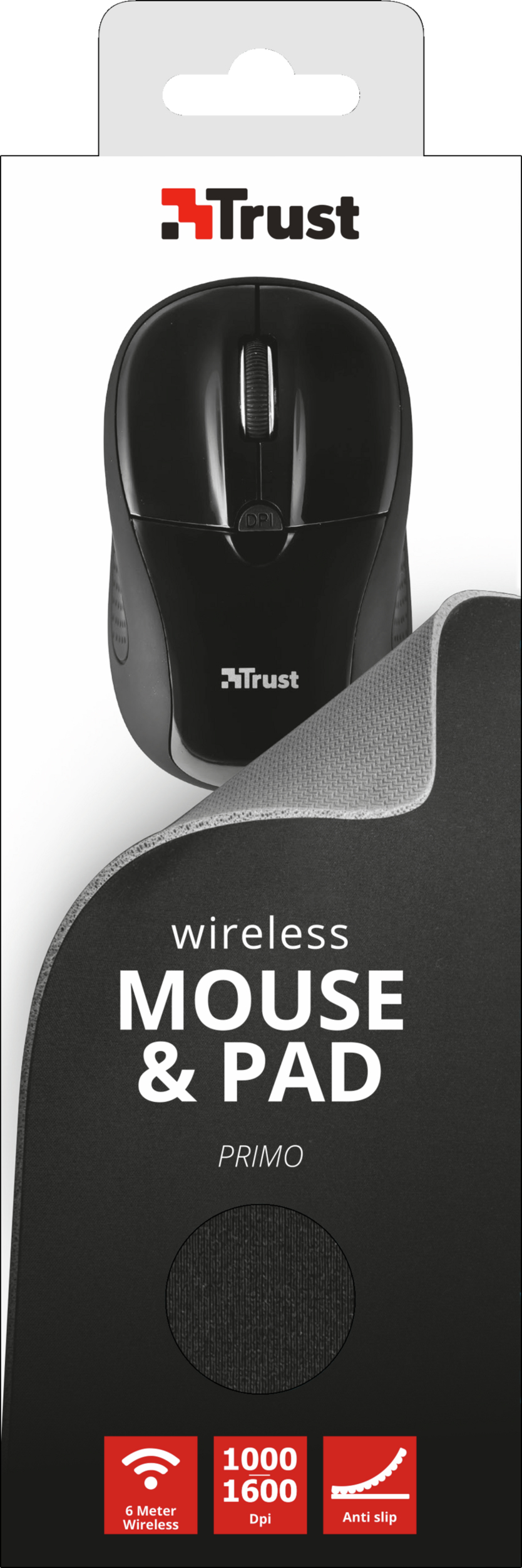 Trust 21979 mouse Office Ambidextrous RF Wireless 1600 DPI – image 7