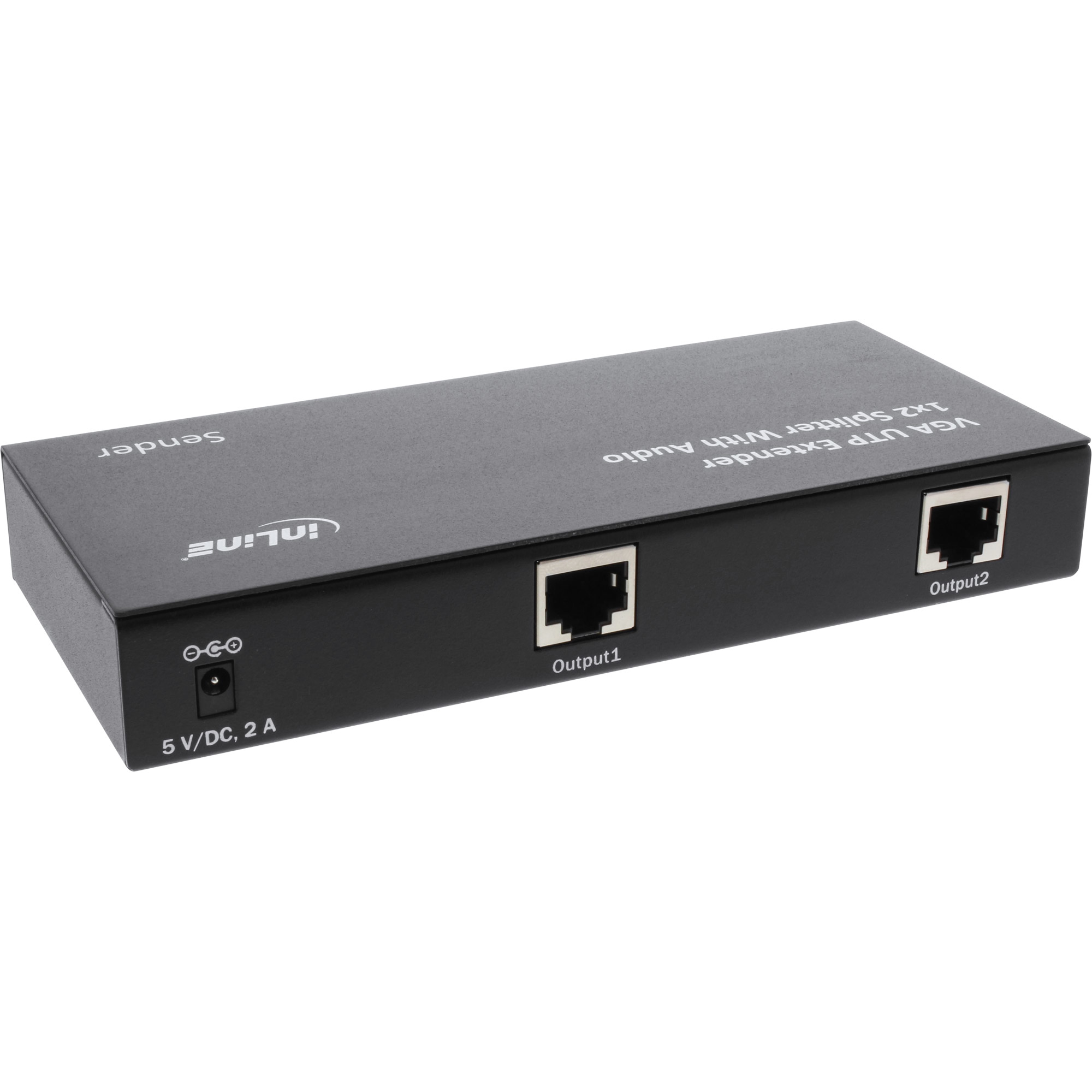 InLine VGA + Audio Extender Sender max. 300m via UTP / STP network Cable RJ45 – image 2