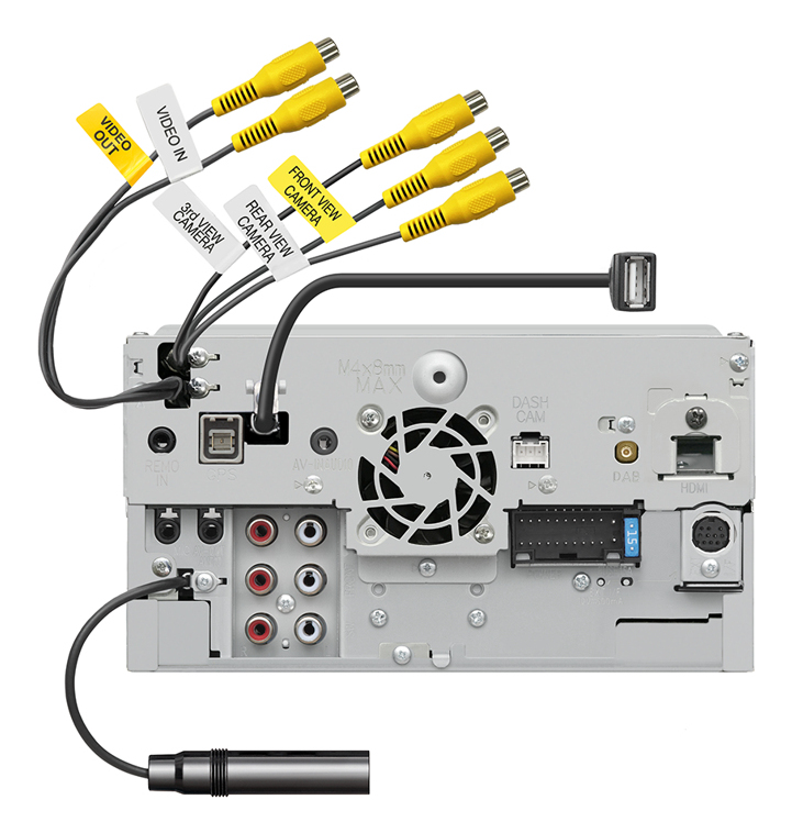 صورة جهاز استقبال Kenwood DNR992RVS بنظام تحديد المواقع بشاشة LED مقاس 10.1 بوصة