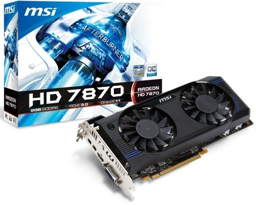 MSI R7870-2GD5T/OC graphics card AMD Radeon HD7870