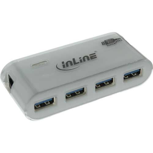 InLine 35394W interface hub 5000 Mbit/s White
