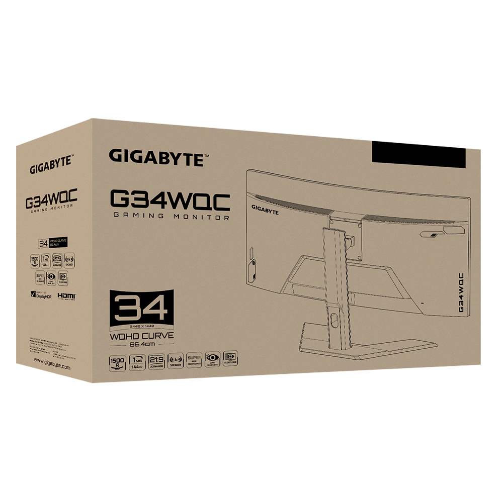 GIGABYTE G34WQC computer monitor – image 7