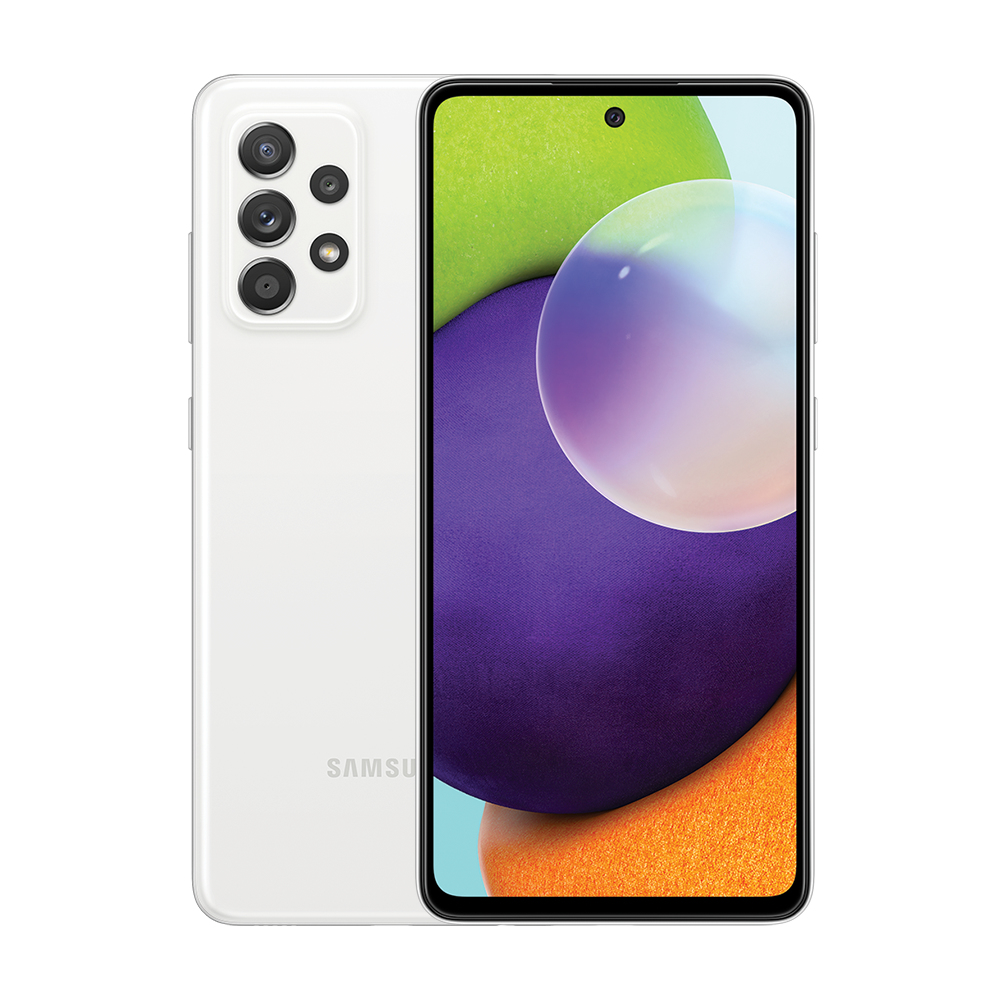 Samsung Galaxy A52 4G SM-A525FZWHTUR smartphone 16.5 cm (6.5") Dual SIM Android 11 USB Type-C 8 GB 128 GB 4500 mAh White