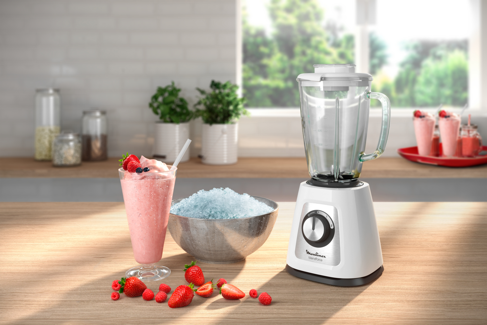 Moulinex LM433 1.75 L Tabletop blender 800 W White – image 6
