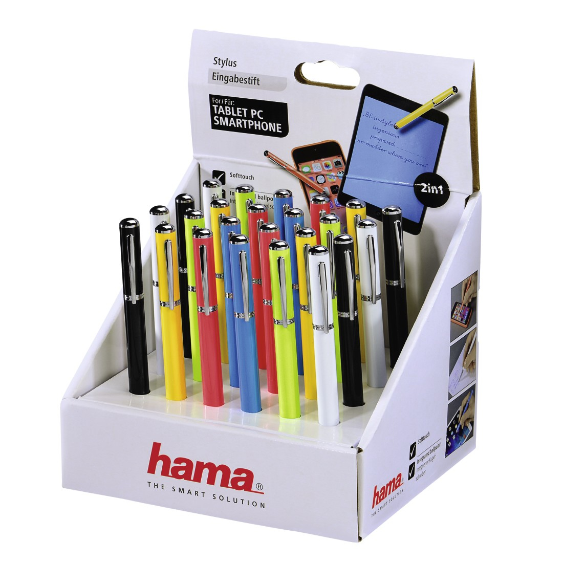 Hama 182520 stylus pen Black, Blue, Green, Pink, White, Yellow – image 1