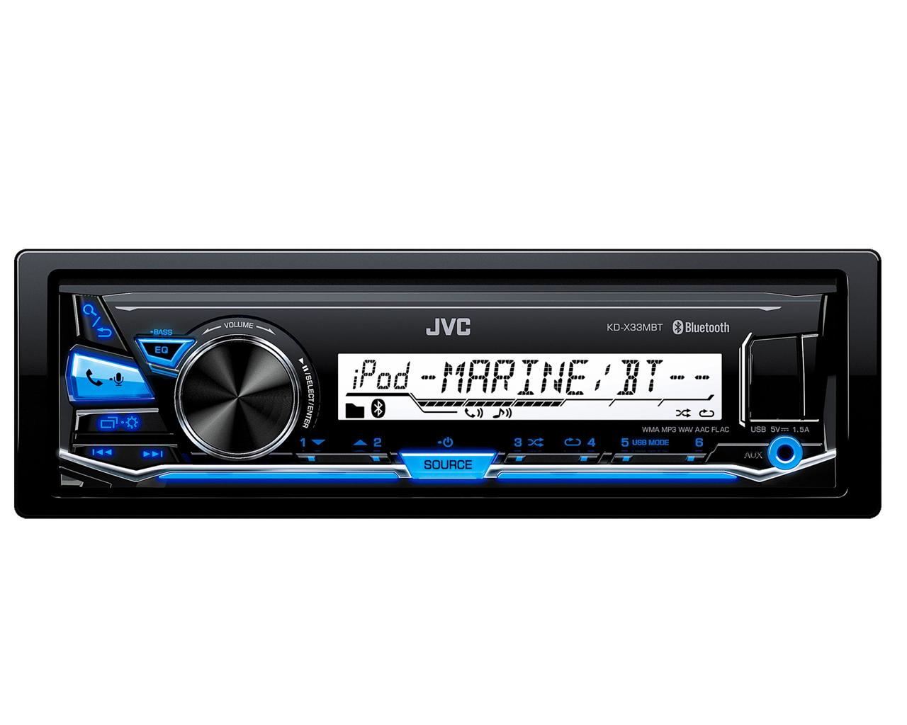 JVC KD-X33MBTE car media receiver