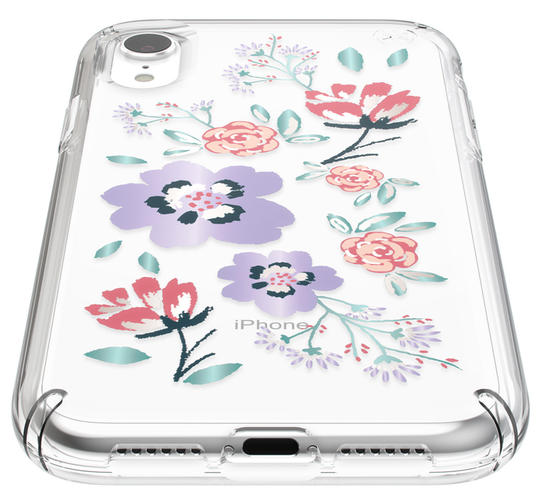 Speck Presidio Clear + Print Apple iPhone XR Canopyfloral Lavender/Clear – image 8