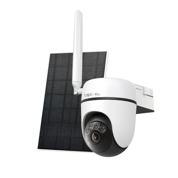 Tapo C615G KIT V1 - Solar-Powered Security Camera Kit - network surveillance camera - pan / tilt - outdoor - dustproof / weatherproof - colour (Day&Night) - 3 MP - 2304 x 1296 - 2K - fixed focal - audio - wireless - 4G, LTE - with Tapo A201 solar panel