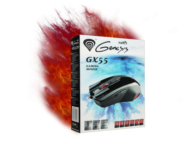 GENESIS GX55 mouse Gaming Ambidextrous USB Type-A Optical 3200 DPI – image 4