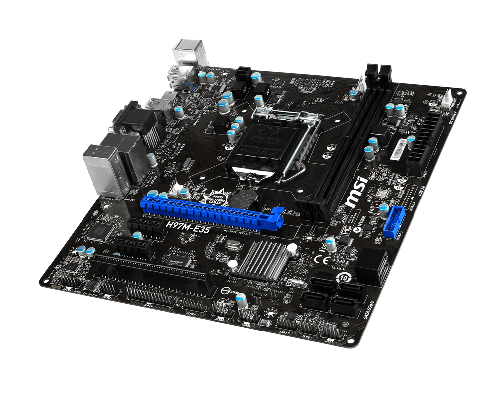 MSI H97M-E35 Intel® H97 LGA 1150 (Socket H3) micro ATX – image 3