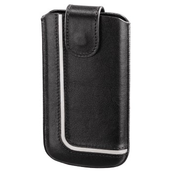 Hama 00126903 mobile phone case Pull case Black, White