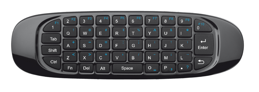 Trust 20038 keyboard Mouse included TV RF Wireless Black – image 4