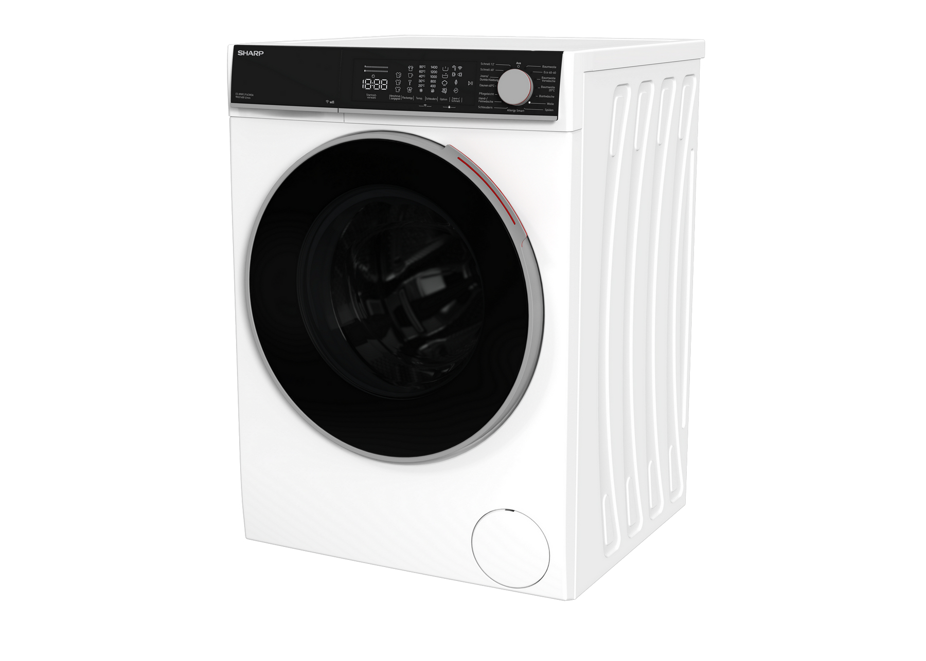 Sharp WB8 washer dryer Freestanding Front-load White – image 2