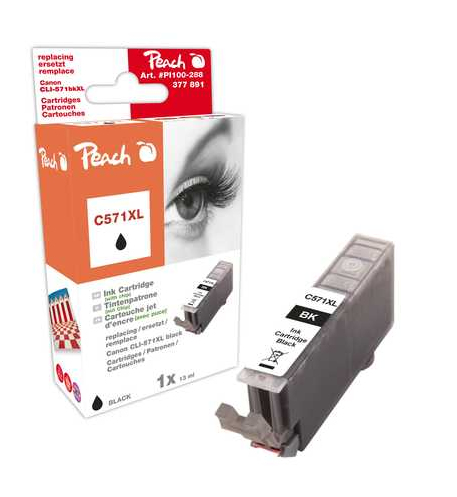 Peach 319676 ink cartridge Black