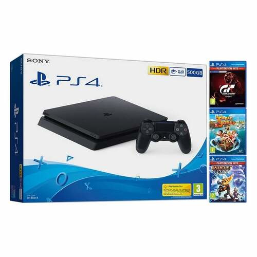 Sony Interactive Entertainment PlayStation 4 Slim 500 GB + Tadeo Jones + Ratchet & Clank + Gran Turismo Sport – image 2