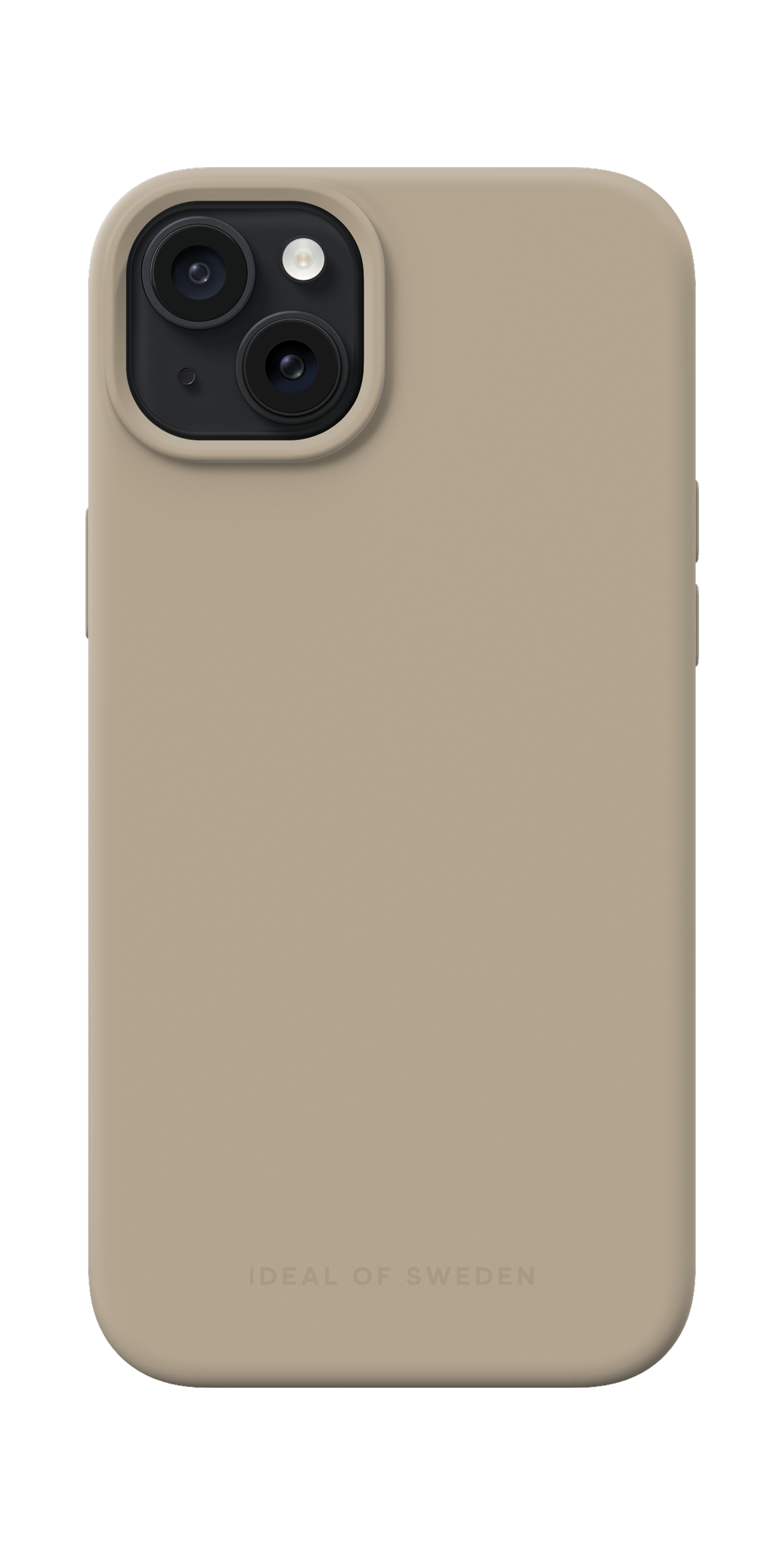 iDeal of Sweden Silicone Case MagSafe iPhone 15 Plus Perfect Beige