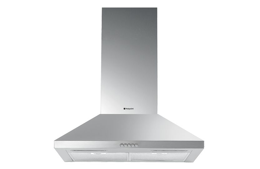 Hotpoint HE6TIX cooker hood Wall-mounted Stainless steel