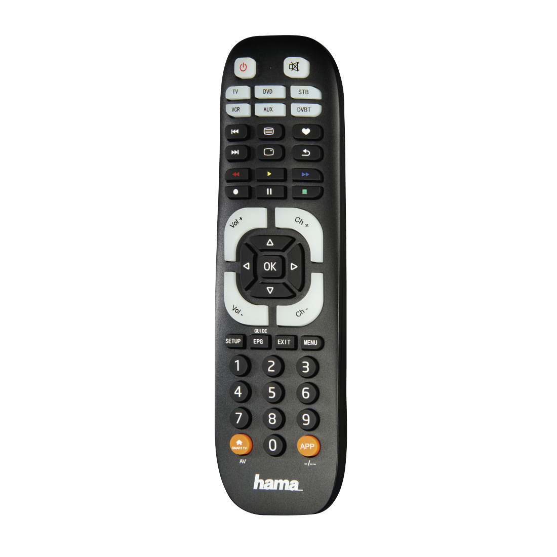 Hama 00179810 remote control IR Wireless DVD/Blu-ray, STB, TV, VCR Press buttons – image 3