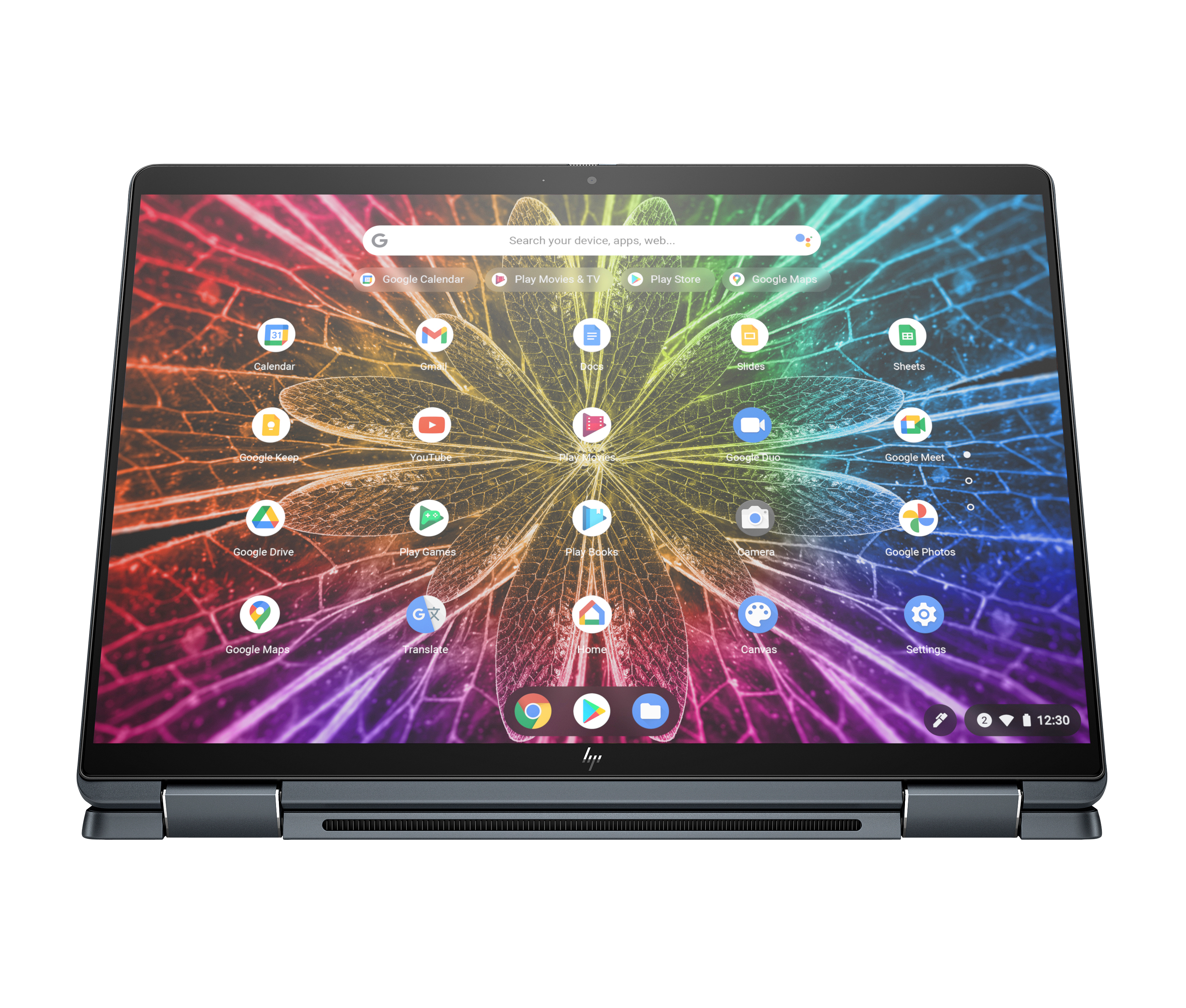 HP Elite Dragonfly Chromebook - Flip design - Intel Core i5 - 1245U / up to 4.4 GHz - Intel Evo vPro Enterprise Platform - Chrome OS - Intel Iris Xe Graphics - 8 GB RAM - 256 GB SSD NVMe - 13.5" IPS HP SureView Reflect 1920 x 1280 - Wi-Fi 6E - kbd: UK - with HP 3 years Next Business Day Onsite Hardware Support with Travel Coverage for Notebooks