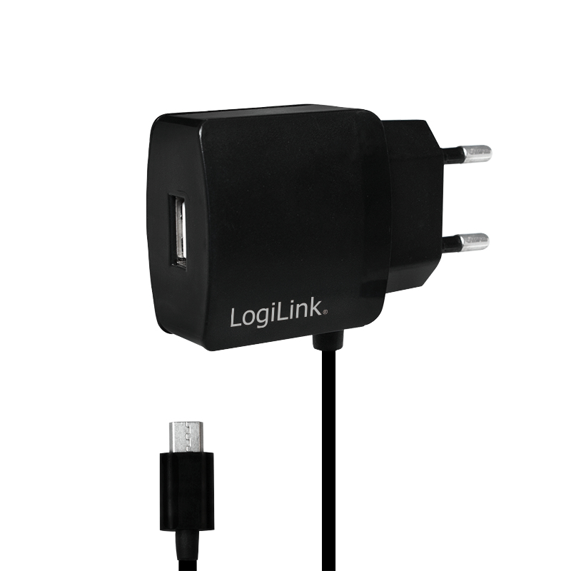 LogiLink PA0146 mobile device charger Universal Black AC Indoor