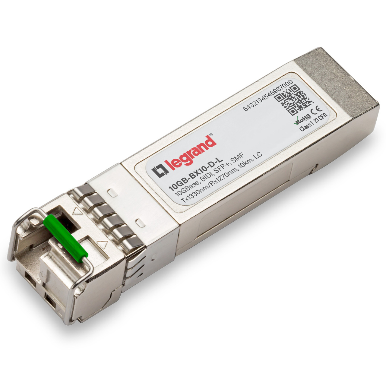 Legrand 10GB-BX10-D-L network transceiver module Fiber optic 10000 Mbit/s SFP+
